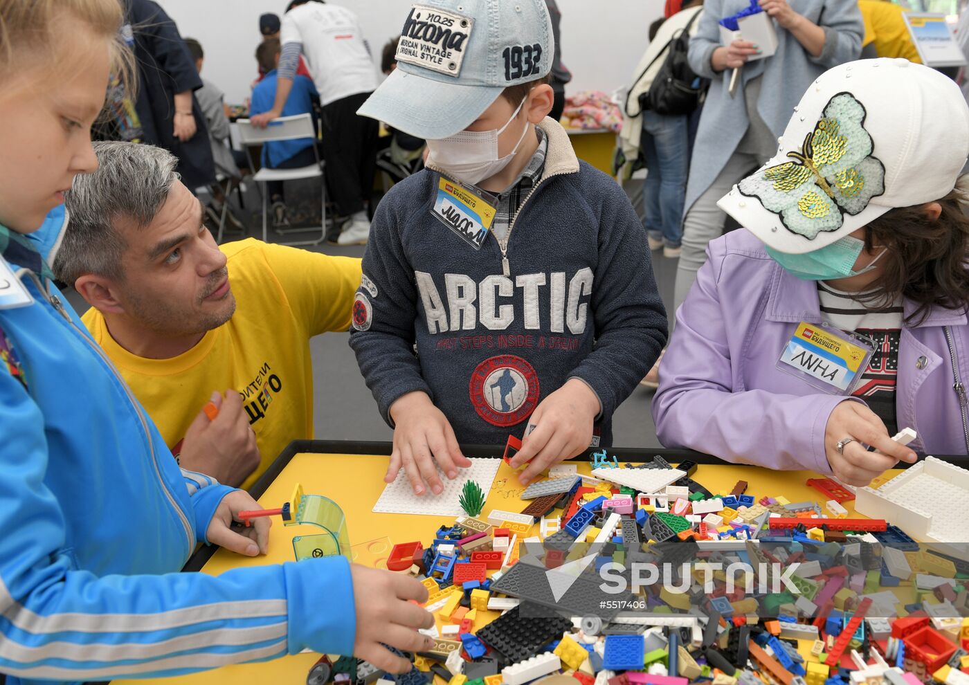 Kids party at Russian children Clinical Hospital