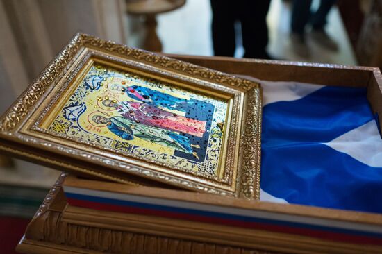 Vyshny Volochek corvette hoists St. Andrew's flag in Sevastopol