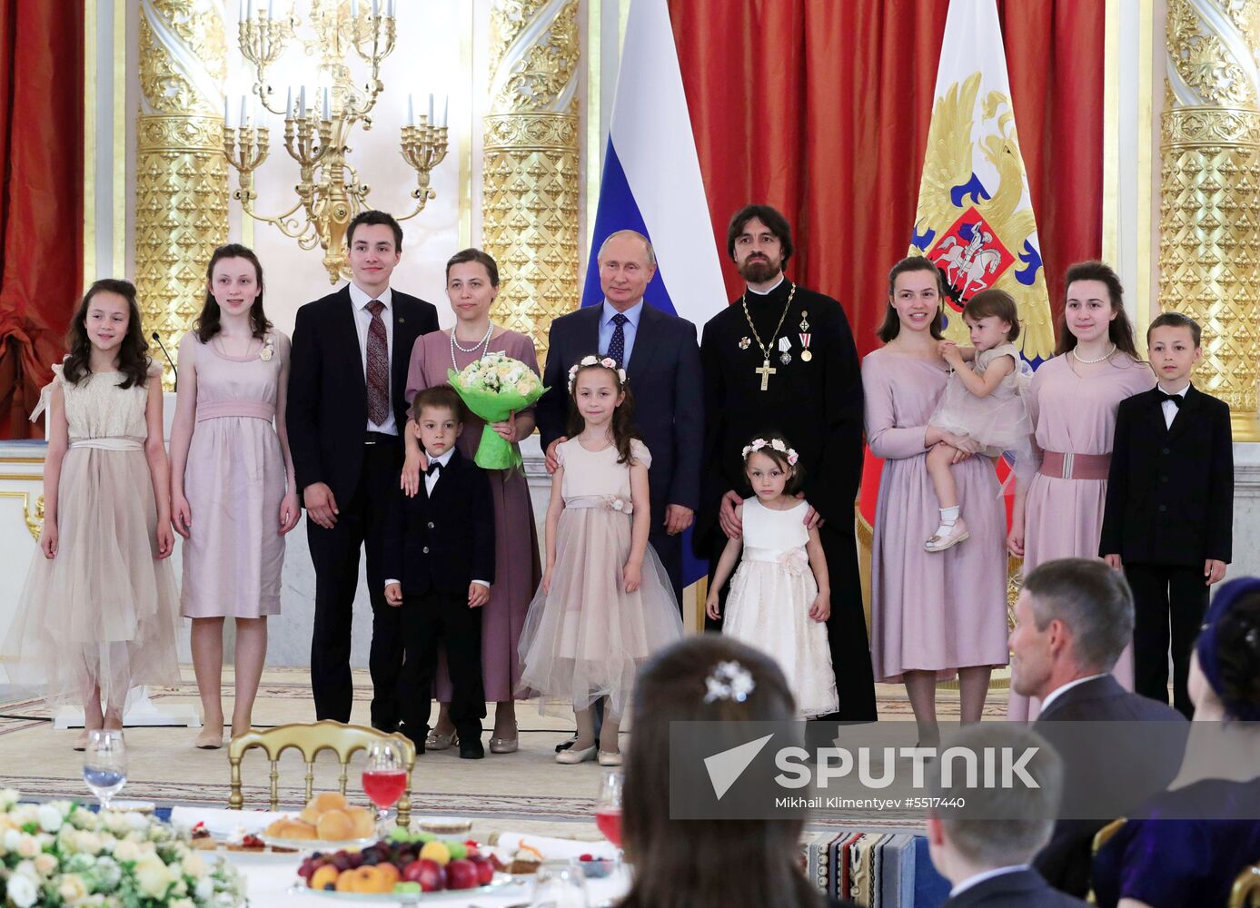 President Vladimir Putin awards Orders of Parental Glory