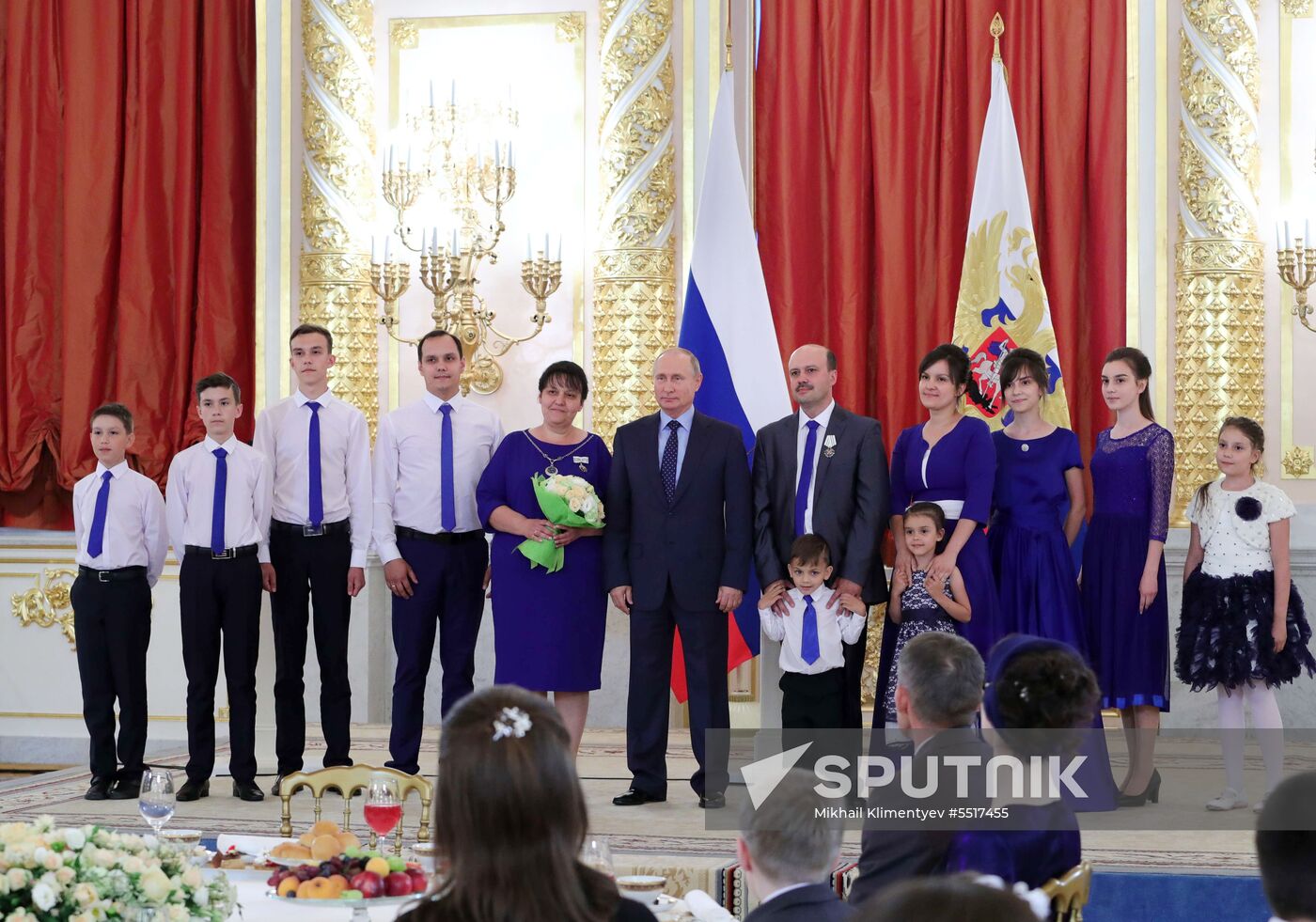 President Vladimir Putin awards Orders of Parental Glory