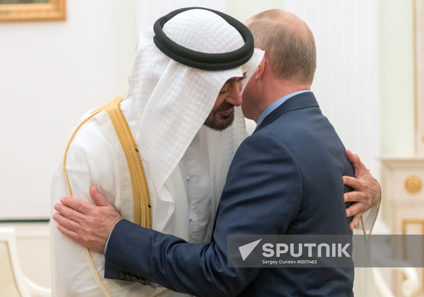 President Putin meets with Crown Prince of Abu Dhabi Mohammed Al Nahyan