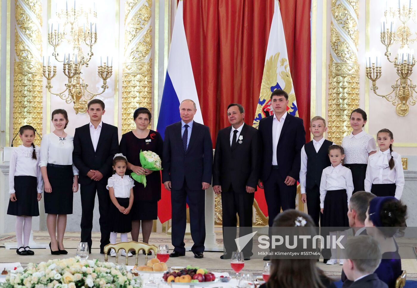 President Vladimir Putin awards Orders of Parental Glory