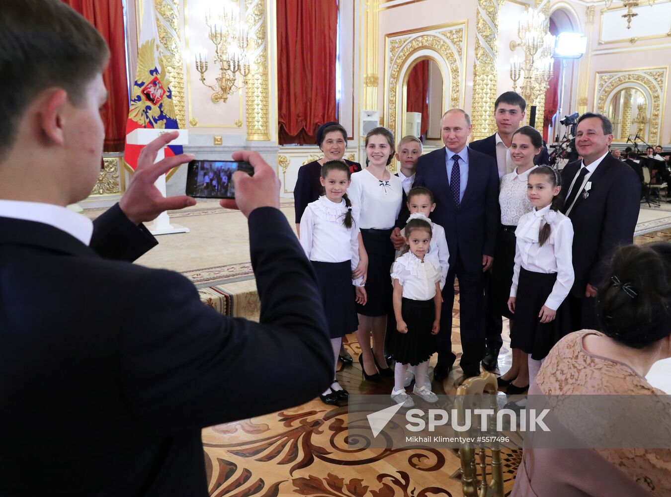 President Vladimir Putin awards Orders of Parental Glory