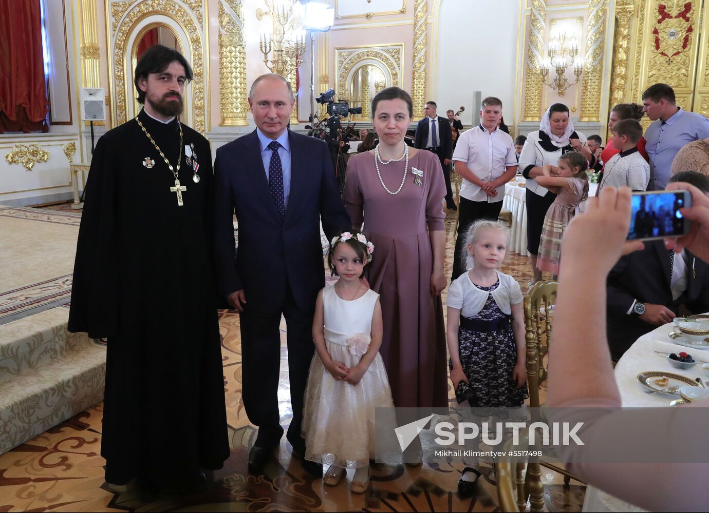 President Vladimir Putin awards Orders of Parental Glory