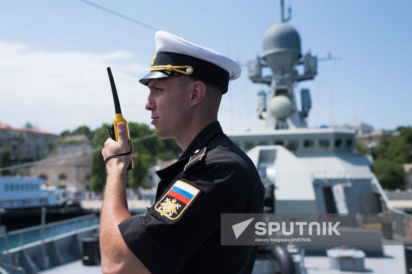 Vyshny Volochek corvette hoists St. Andrew's flag in Sevastopol
