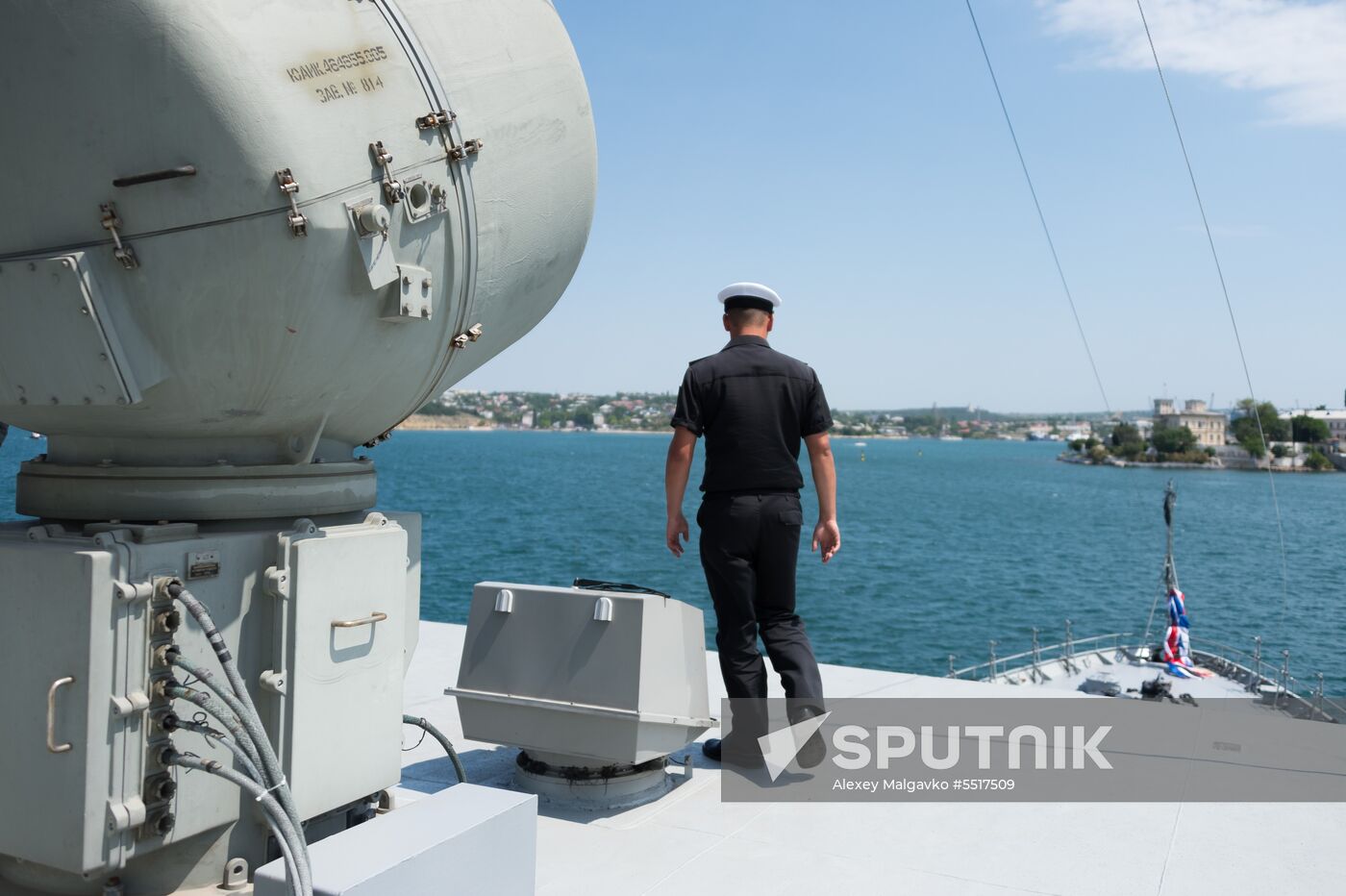 Vyshny Volochek corvette hoists St. Andrew's flag in Sevastopol