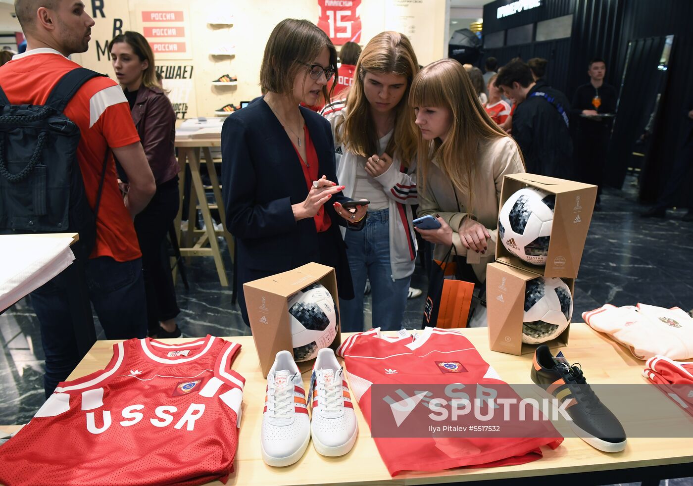 Adidas pop-up store opens ahead of 2018 FIFA World Cup
