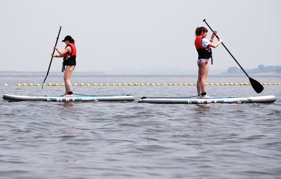 Aquafest 2018 summer season opening in Khabarovsk