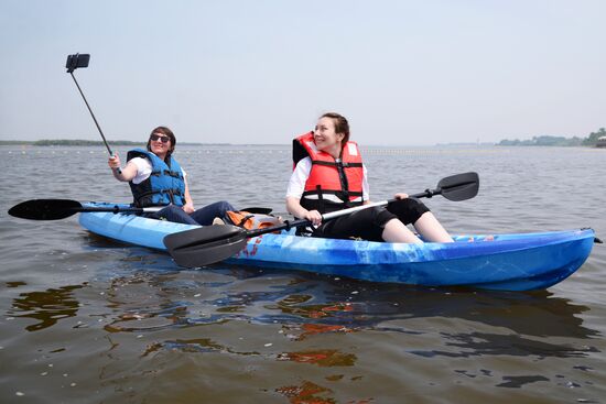 Aquafest 2018 summer season opening in Khabarovsk