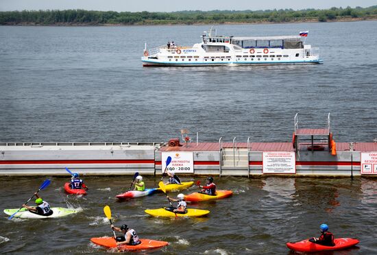 Aquafest 2018 summer season opening in Khabarovsk