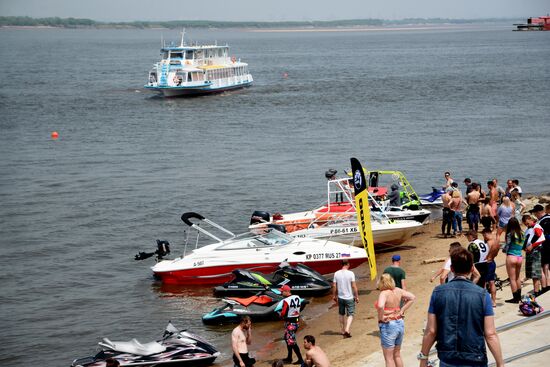 Aquafest 2018 summer season opening in Khabarovsk