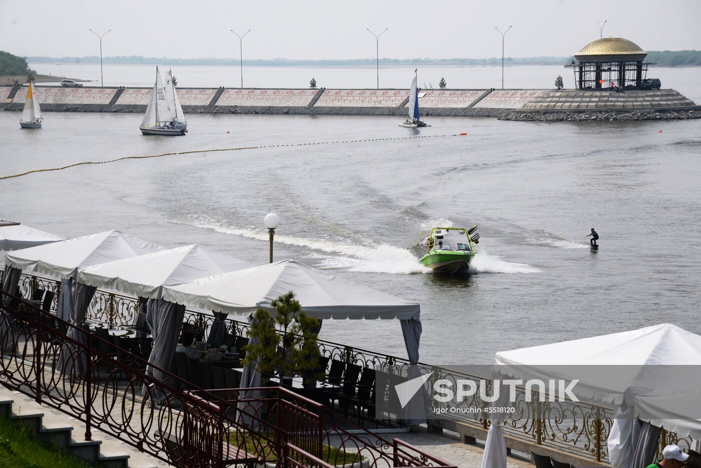 Aquafest 2018 summer season opening in Khabarovsk