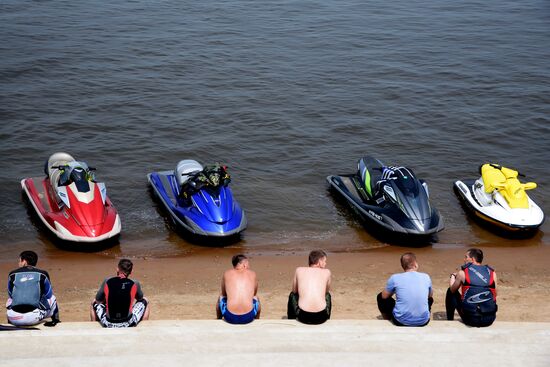 Aquafest 2018 summer season opening in Khabarovsk
