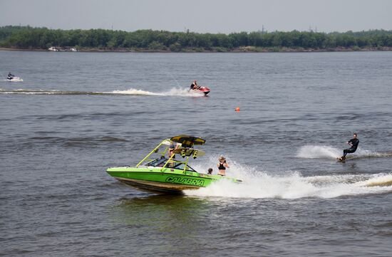 Aquafest 2018 summer season opening in Khabarovsk