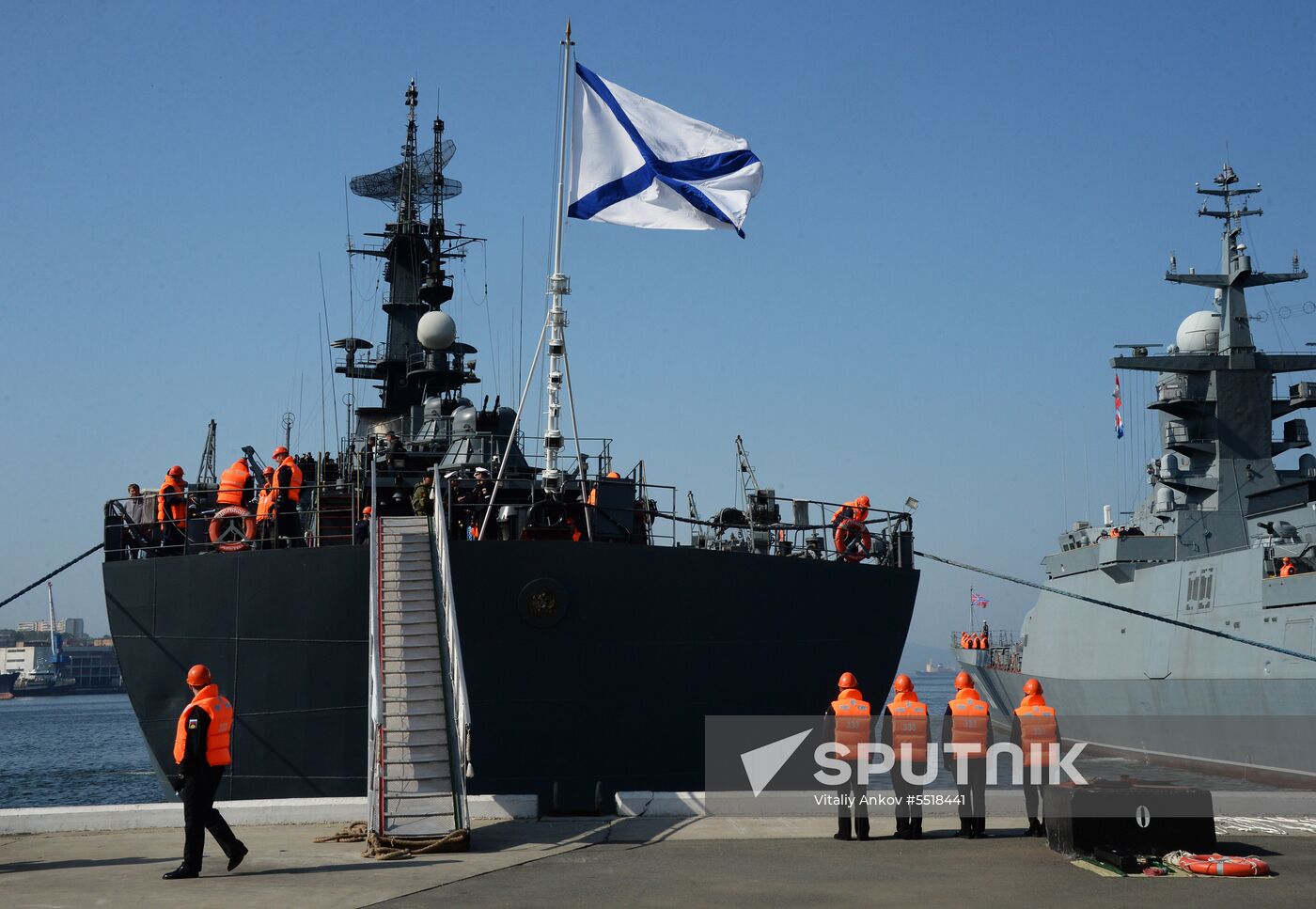 Training ship Perekop arrives in Vladivostok