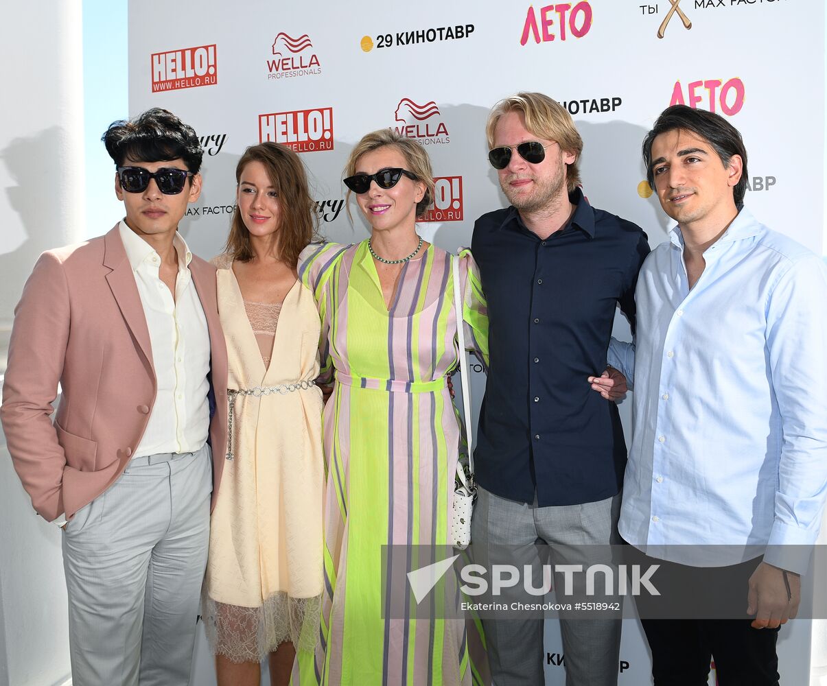 Hello magazine hosts brunch during Kinotavr film festival