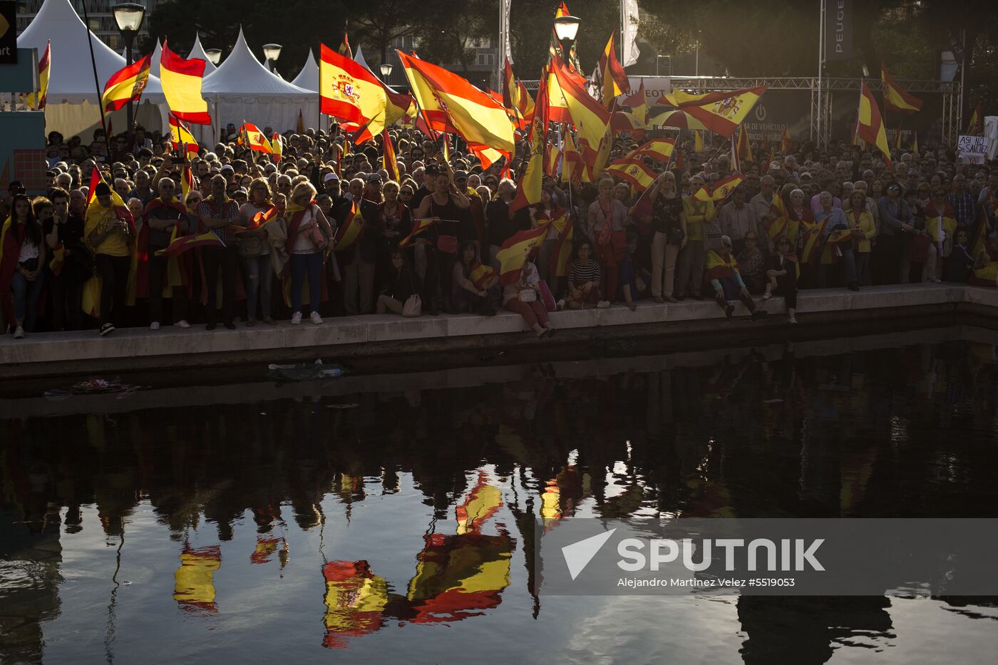 Protest in Madrid against change of government
