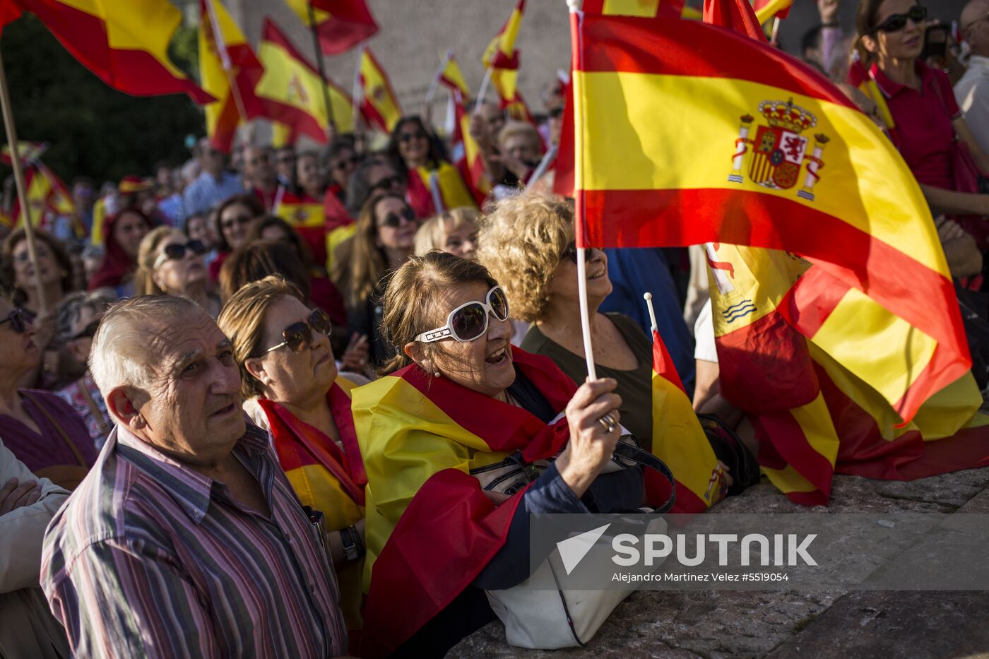 Protest in Madrid against change of government