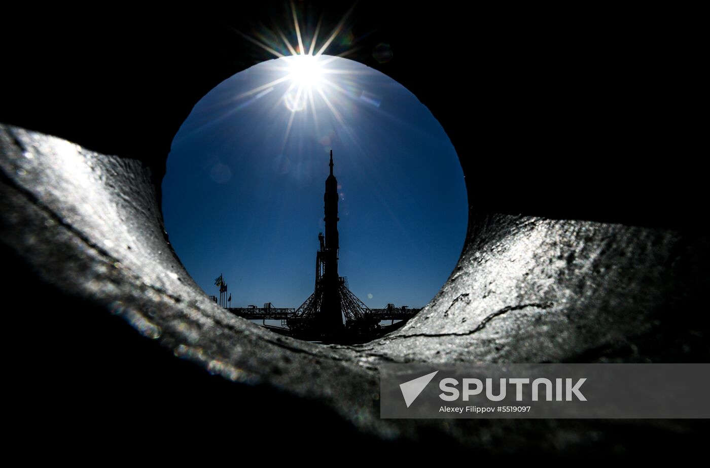 Soyuz-FG launch vehicle delivered to Baikonur launch site