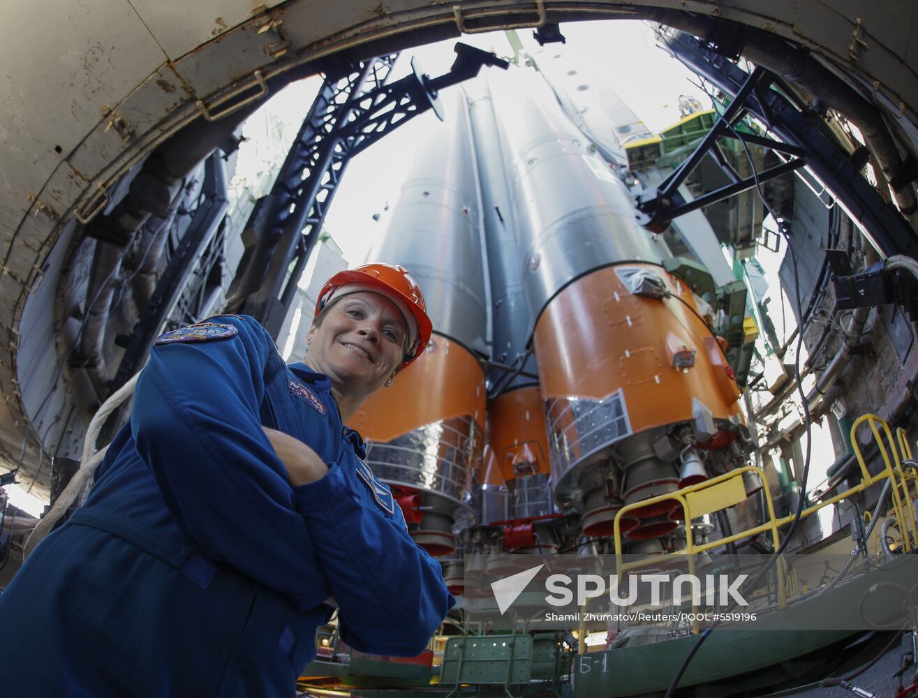 Soyuz-FG launch vehicle delivered to Baikonur launch site