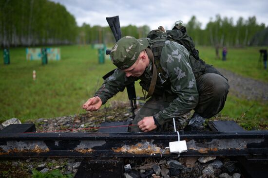 Combat Reconnaissance Excellence competition in Novosibirsk Region