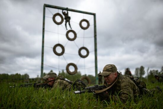 Combat Reconnaissance Excellence competition in Novosibirsk Region