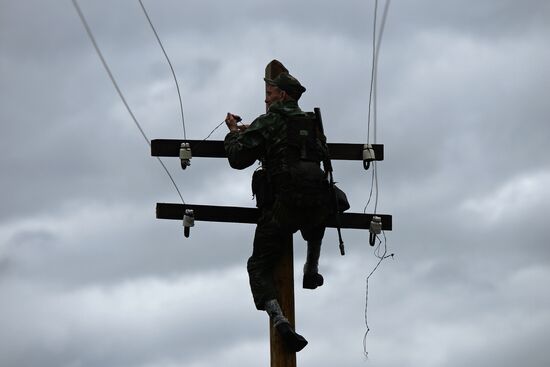 Combat Reconnaissance Excellence competition in Novosibirsk Region