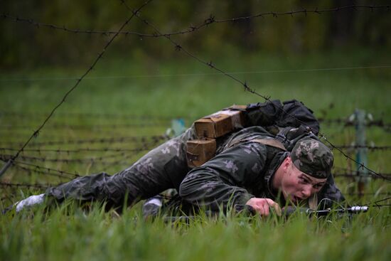 Combat Reconnaissance Excellence competition in Novosibirsk Region