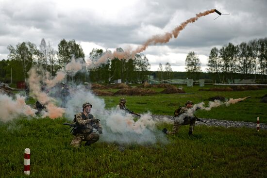 Combat Reconnaissance Excellence competition in Novosibirsk Region
