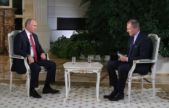 President Putin gives interview to Austrian ORF TV channel