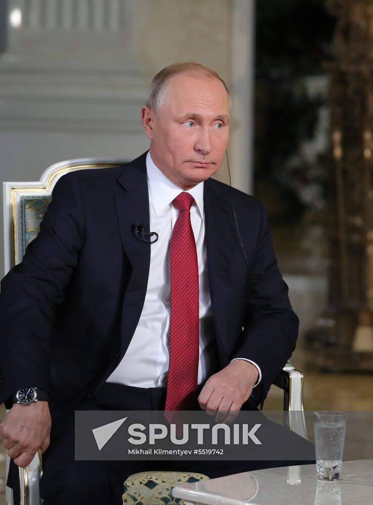 President Putin gives interview to Austrian ORF TV channel