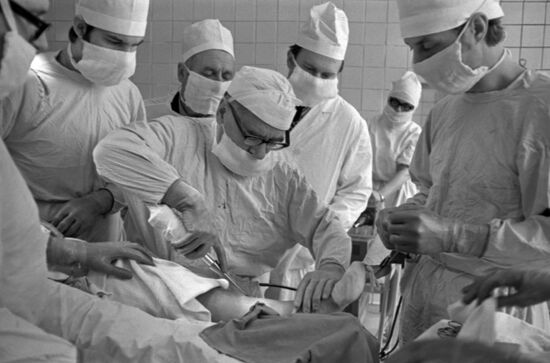 Soviet surgeon Valentin Polyakov