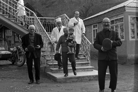 Gerontologist Grigory Sichinava and his long-living patients