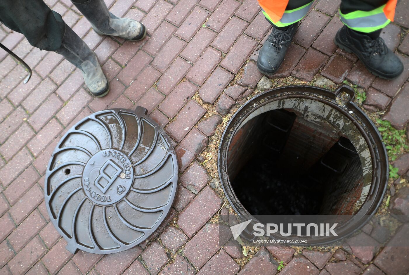 Storm sewers in Moscow