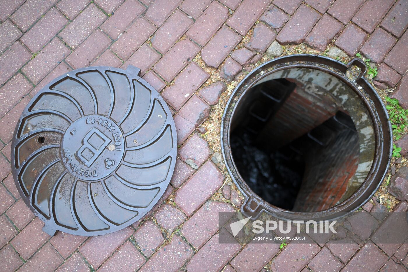 Storm sewers in Moscow