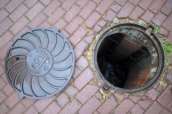 Storm sewers in Moscow