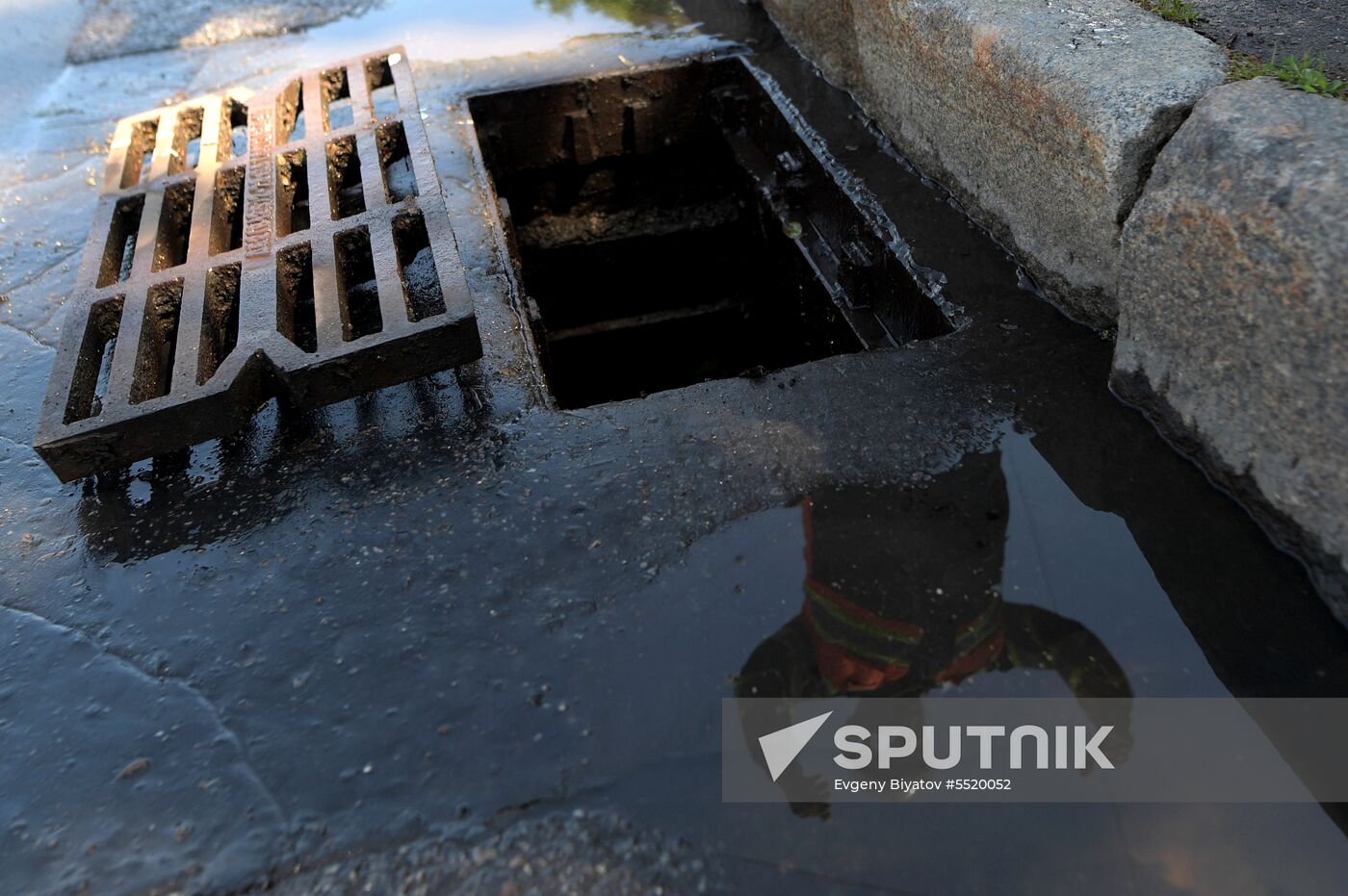 Storm sewers in Moscow