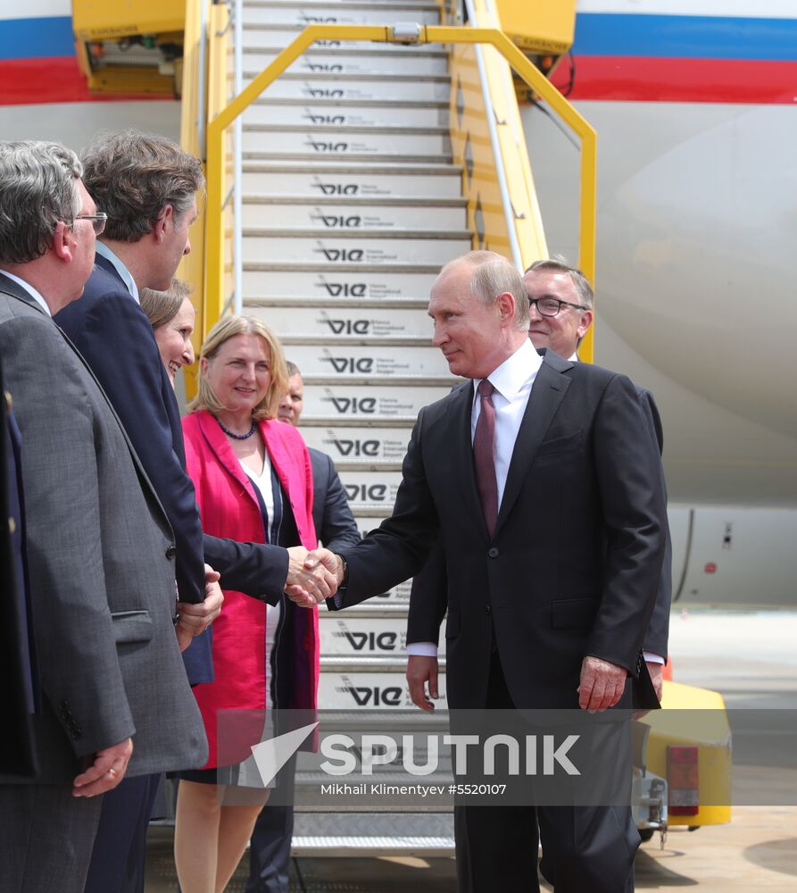 Vladimir Putin pays working visit to Austria