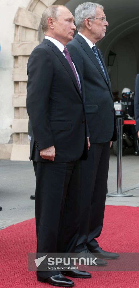 Vladimir Putin pays working visit to Austria