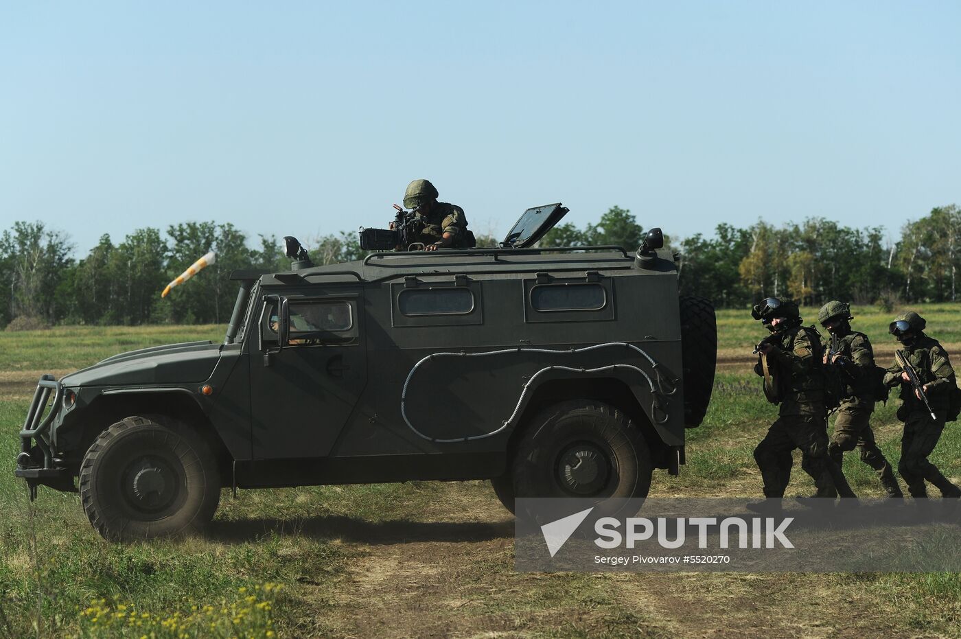Flight and tactical drill in Rostov Region