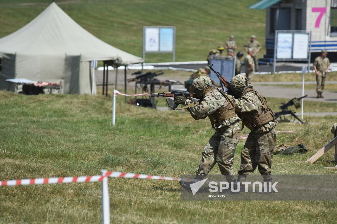 Military drill in Lviv Region