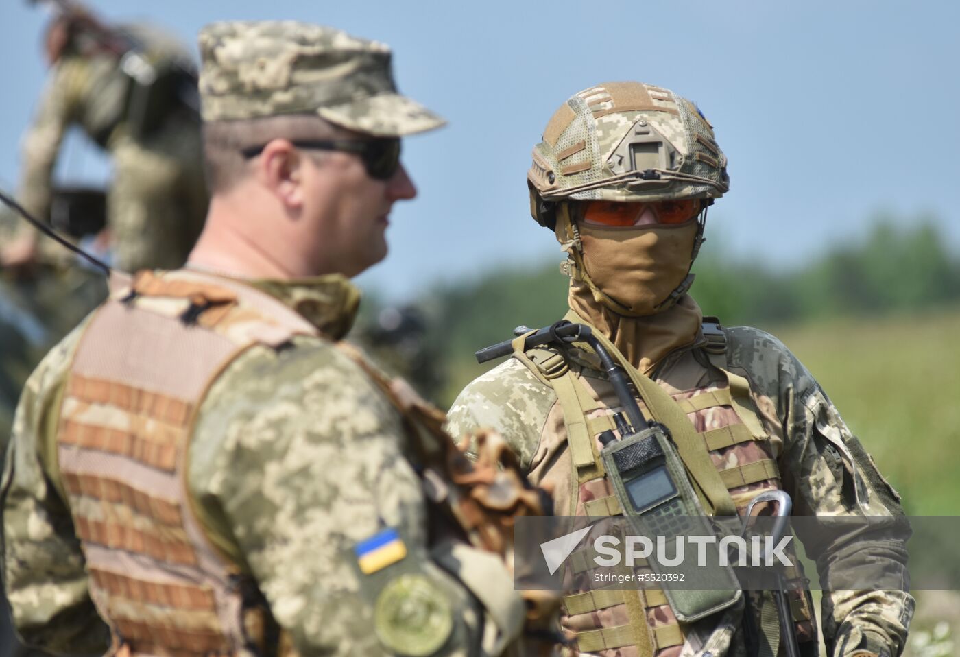 Military drill in Lviv Region