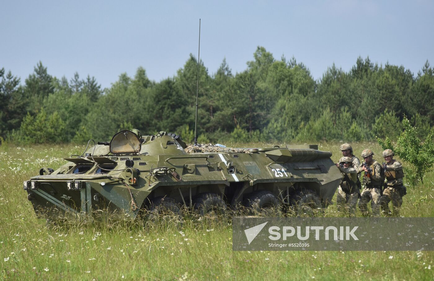 Military drill in Lviv Region