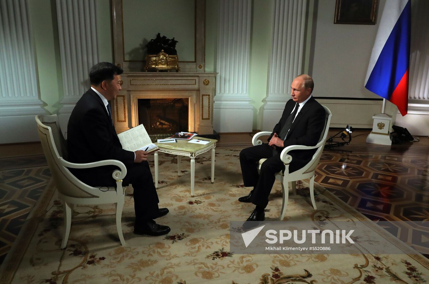 President Vladimir Putin interviewed by China Media Group