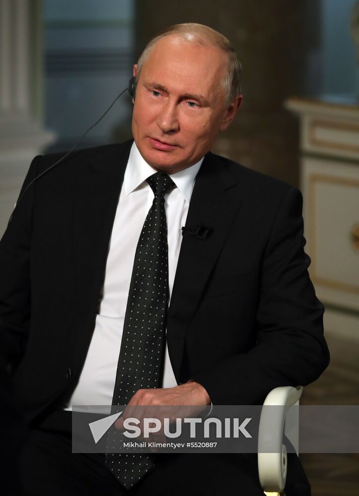 President Vladimir Putin interviewed by China Media Group