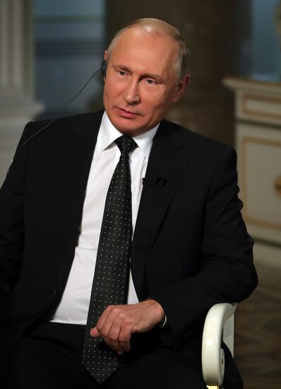 President Vladimir Putin interviewed by China Media Group
