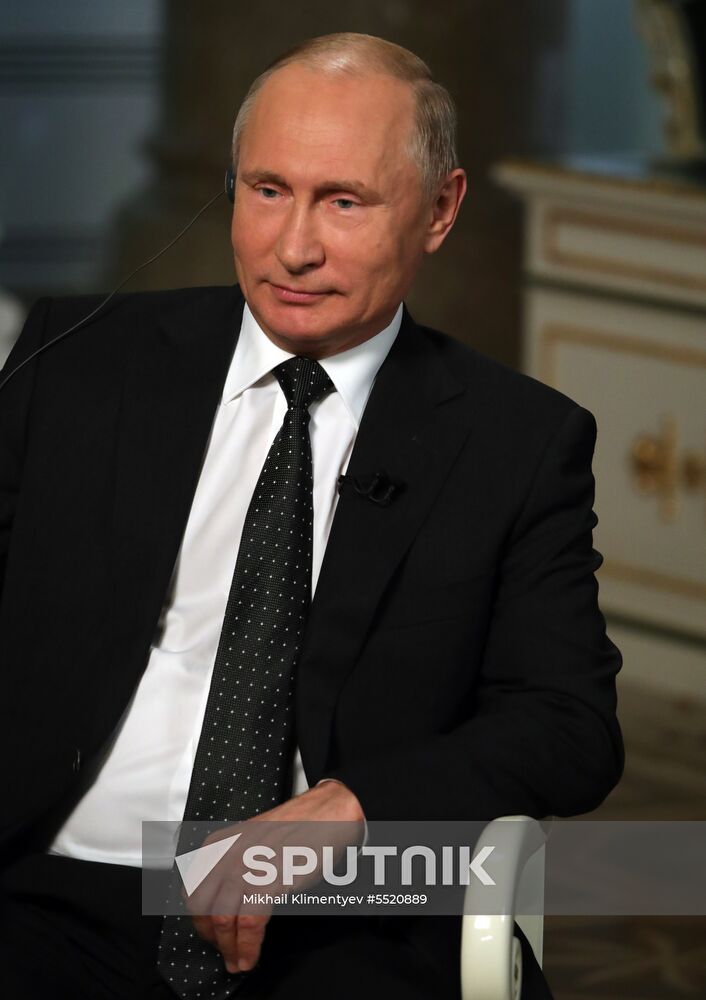 President Vladimir Putin interviewed by China Media Group