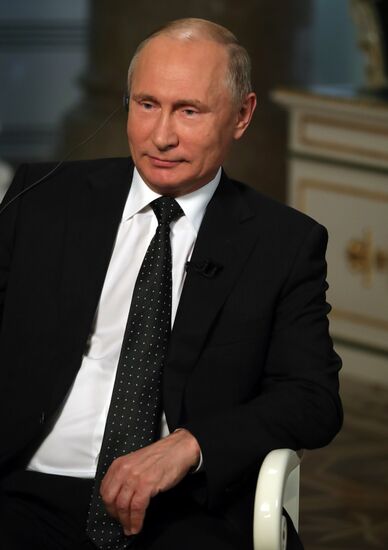 President Vladimir Putin interviewed by China Media Group