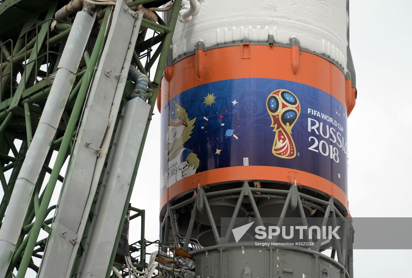 Launch of Soyuz MS-09 manned spacecraft with members of extended ISS Expedition 56/57