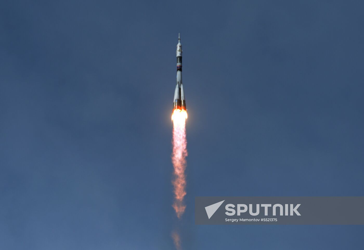 Launch of Soyuz MS-09 manned spacecraft with members of extended ISS Expedition 56/57
